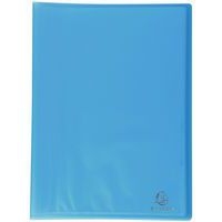 Lot de 12 Protège-doc. PP semi-rigide soudés 80 vues A4 turquoise - Image principale