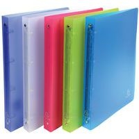 Lot de 10 Classeur 4 anneaux 20 mm PP Chromaline A4 Couleurs assorties - Image principale