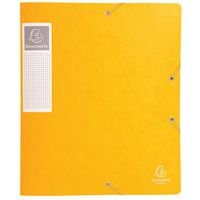 Lot de 10 Bte de class. Cartobox Dos 60mm cte lustrée A4 jaune - Image principale