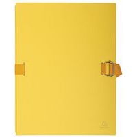 Lot de 10 chemises dos extensible avec rabat papier - 24x32cm jaune - Image principale