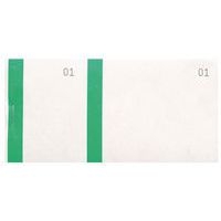 Lot de 50 Bloc vendeur col. verte 100 feuil. double num. 6 ,6x13,5cm - Image principale