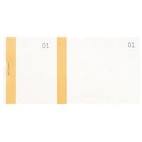 Lot de 50 Bloc vendeur col. orange 100 feuil. double num. 6 ,6x13,5cm - Image principale