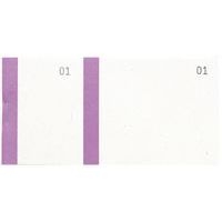 Lot de 50 Bloc vendeur col. violet 100 feuil. double num. 6 ,6x13,5cm - Image principale