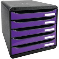 Big-box plus glossy noir/violet glossy - Image principale
