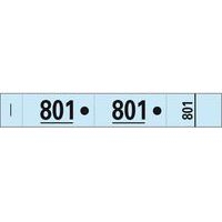 Lot de 20 Carnet 50 tickets vestiaires num 3 volets 20x3cm - Image principale