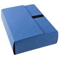 Lot de 10 chem. extens. 3 rab. cte lustrée sangle scratch 24x32cm Bleu - Image 2