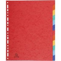 Lot de 15 Intercalaires carte lustrée 400g 12 positions - A4 maxi - Image 4