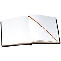 Livre d'or cuir alpille 140 pges ivoire 26x22cm vertical noir - Image 2