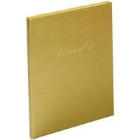 Lot de 2 livres d'or + titre 100 pages blanches 27x22cm vertical or - Image 2