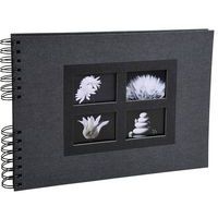 Album photos à spirales 50 pages noires passion 32x22cm noir - Image 2