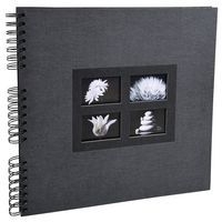 Album photos à spirales 60 pages noires passion 32x32cm noir - Image 4
