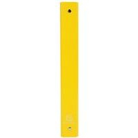 Lot de 20 Classeur rembordé polypropylène 4 anneaux 30mm - A4 - Jaune - Image 2