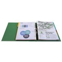 Lot de 10 Classeur à levier Prem'Touch - Dos 80mm - A4 maxi Vert foncé - Image 3