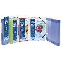 Lot de 12 Classeur 2 anneaux 30mm polypropylène chromaline 10/10e Krea Cover - Image principale