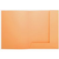 Lot de 5 paquets de 50 chemisess 2 rabats SUPER 210 - 24x32cm - orange - Image 3
