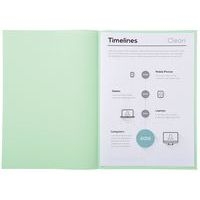 Lot de 10 paquets de 100 sous-chemisess SUPER 60 - 22x31cm vert - Image 2