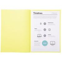 Lot de 10 paquets de 100 sous-chemisess SUPER 60 - 22x31cm canari - Image 3