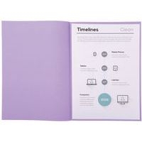 Lot de 10 paquets de 100 sous-chemisess SUPER 60 - 22x31cm lilas - Image 3