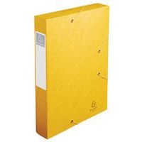 Lot de 10 Bte de class. Cartobox Dos 60mm cte lustrée A4 jaune - Image 2