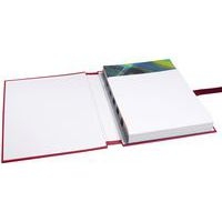 Lot de 10 chemises dos extensible avec rabat papier - 24x32cm rouge - Image 2