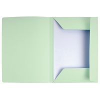 Paquet 50 chem.  imprim. 3 rab. super 210 couleur vert clair - Image 3