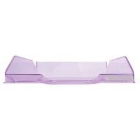 Lot de 6 Corbeille à courrier MIDI-COMBO violet transparent - Image 2