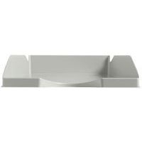 Lot de 10 Corbeille à courrier ECOTRAY Office grise - Image 2