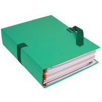 Lot de 25 chem. dos extens. pap. toilé 24x32cm filmée par 5 vert clair - Image 3