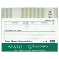 Registre 24x32cm - Mouvements de titres 100 pages - Image 3