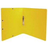 Lot de 20 Classeur à élastiques 2 anneaux 15mm Iderama - A4 - Jaune - Image 4