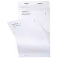 Lot de 50 Bloc Maître d'Hôtel 50 feuil. autocop. num tripli 9,6x17cm - Image 2