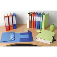 Lot de 10 Class. rembordé papier 4 anneaux 30mm Forever A4 Vert foncé - Image 5