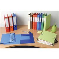 Lot de 10 Classeur rembordé papier Dos 80mm Forever - A4 maxi - Vert - Image 2