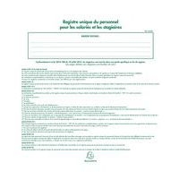 Lot de 6 Registre unique du personnel (salariés et stagiaires) - 56 pages - Image 2