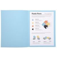 Lot de 5 paquets 100 chemisess SUPER 210 - 24x32cm - bleu clair - Image 4