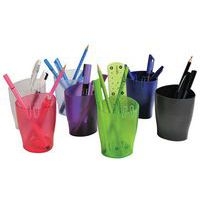 Lot de 10 Pot à crayons Ecopen Office cristal - Image 5