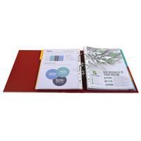 Lot de 10 Classeur à levier Prem'Touch - Dos 80mm - A4 maxi assorties - Image 3