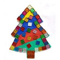 Pot de 500g de mosaïque carrée pailletée 10 x 10 mm - Image 3