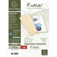 Lot de 10 paquets de 50 chemisess Forever 170 100% recyclé 24x32cm bleu - Image 5