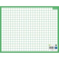 Ardoise 21x26,5cm blanche en carton rigide quadrillée/seyes - Image 2