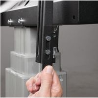 Support mobile motorisé réglable en hauteur de 42" à 100" pied en H - Conen - Image 3