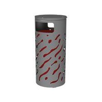 Poubelle Venise 80 L couvercle réhaussé seau peint galva - Procity - Image principale