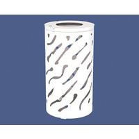 Poubelle Venise 80 L sans seau - galva blanc 9010 - Image principale