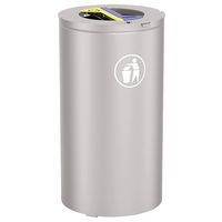 Poubelle Olbia Tri sélectif 2 x 60 L - galva - Procity - Image 2