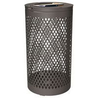 Poubelle Losange Tri sélectif 2 x 60 L - galva gris Procity - Image principale