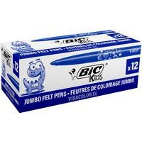 Feutre grosse pointe Visacolor Bic (Boîte de 12) - bleu foncé - Image principale