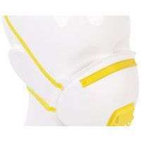 10 Demi-masques respiratoires coque à usage unique FFP1 Avec soupape - Image 7