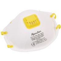 10 Demi-masques respiratoires coque à usage unique FFP1 Avec soupape - Image 8