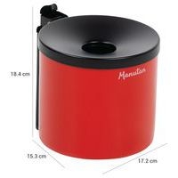 Cendrier mural Manutan - 1.5L - Rouge - Image 4
