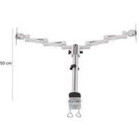 Support ajusable pour double écran - Manutan - Image 4